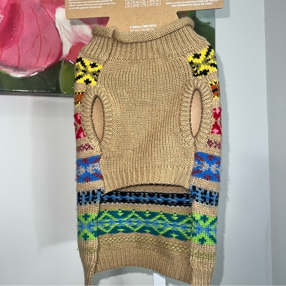 Aztec Pet Sweater Size S or M by Fab Dog Dog Label - Picture 7 of 16